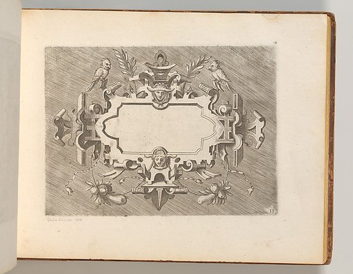 Targhe ed altri ornati di varie e capricciose invenzioni (Cartouches and other ornaments of various and capricious invention, page 13)