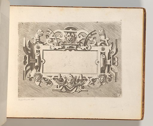 Targhe ed altri ornati di varie e capricciose invenzioni (Cartouches and other ornaments of various and capricious invention, page 14)