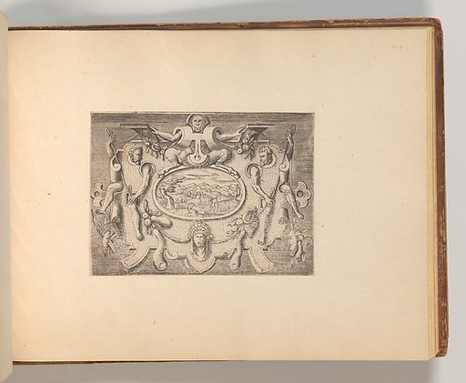 Series of Cartouches, in: Targhe ed altri ornati di varie e capricciose invenzioni (Cartouches and other ornaments of various and capricious invention, page 49)