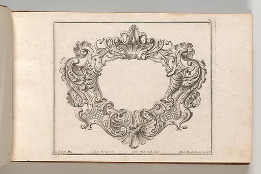 Design for a Cartouche, plate 3 from "Neü inventierte sehr dienstiche Schilde oder Cartouches"