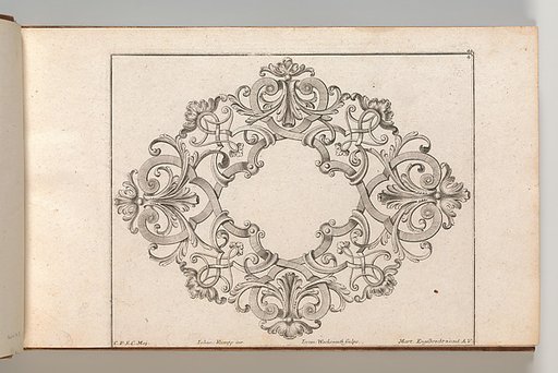 Design for a Cartouche, plate 4 from "Neü inventierte sehr dienstiche Schilde oder Cartouches"