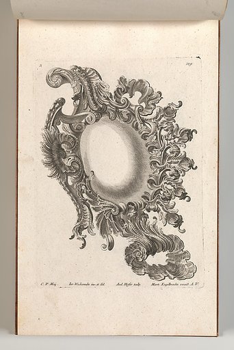 Design for a Cartouche, plate 3 from "Allerneueste Façon einiger Schild oder Cartouches"