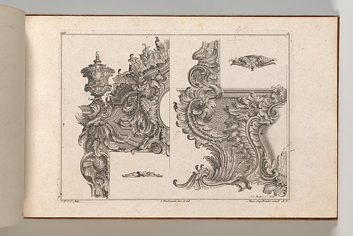 Suggestions for the Decoration of a Door and Window Frame, plate 2 from "Auβzierungen zu Thüren u. Fenster sehr nutzlich zu gebrauchen"