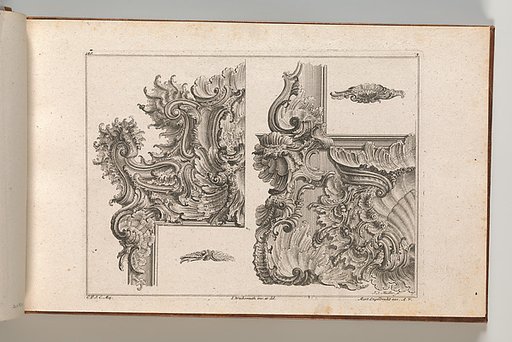 Suggestions for the Decoration of Frames, plate 3 from "Auβzierungen zu Thüren u. Fenster sehr nutzlich zu gebrauchen"