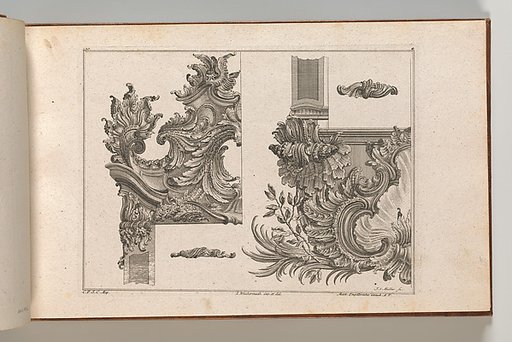Suggestions for the Decoration of Frames, plate 4 from "Auβzierungen zu Thüren u. Fenster sehr nutzlich zu gebrauchen"