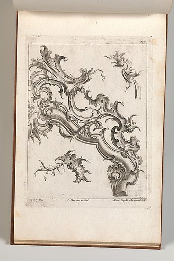 Various Designs for Rocaille Ornaments, plate 4 from an Untitled Series of Rocaille Ornaments for Frames