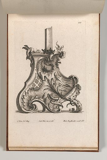 Design for the Base of a Crucifix, plate 4 from "Neü inventierte Crucifix Stöcke"