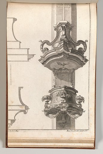 Design for a Pulpit, plate 2 from an Untitled Series of Pulpit Designs