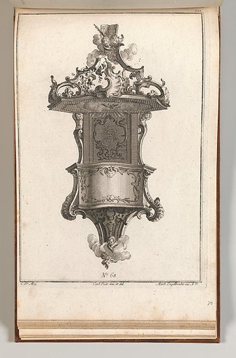 Design for a Pulpit, plate 1 from an Untitled Series of Pulpit Designs