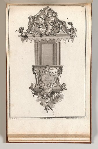 Design for a Pulpit, plate 2 from an Untitled Series of Pulpit Designs