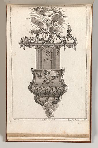 Design for a Pulpit, plate 4 from an Untitled Series of Pulpit Designs