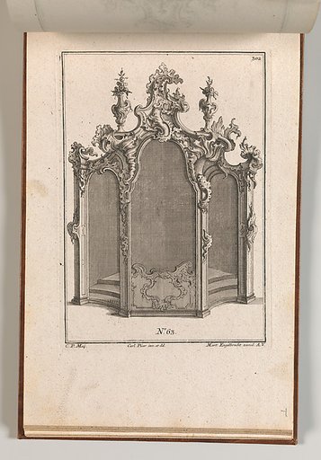 Design for a Confessional, plate 1 from an Untitled Series of Designs for Confessionals