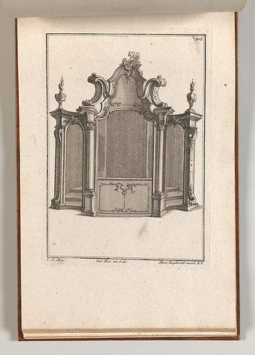 Design for a Confessional, plate 4 from an Untitled Series of Designs for Confessionals