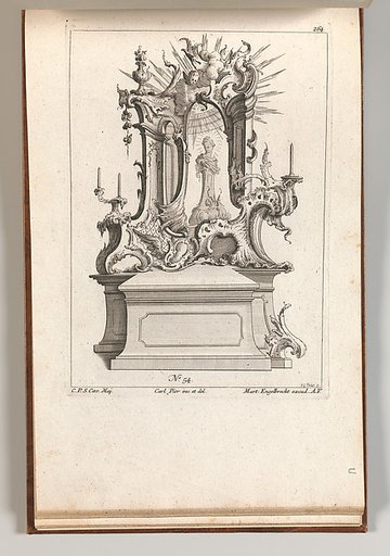 Design for an Altar, plate 1 from an Untitled Series of Designs for Altars