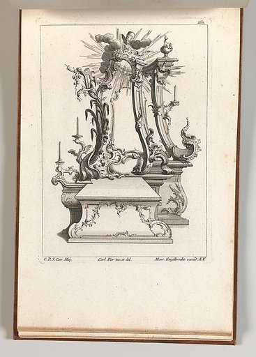 Design for an Altar, plate 2 from an Untitled Series of Designs for Altars