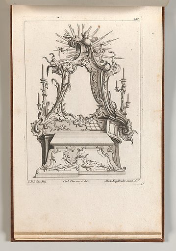 Design for an Altar, plate 3 from an Untitled Series of Designs for Altars