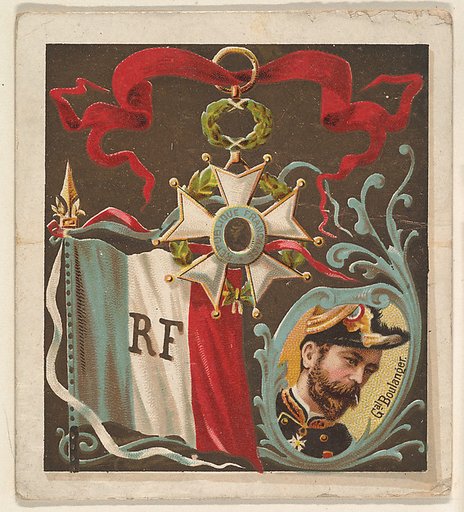 France, from the International Cards series (N238), issued by Kinney Bros.