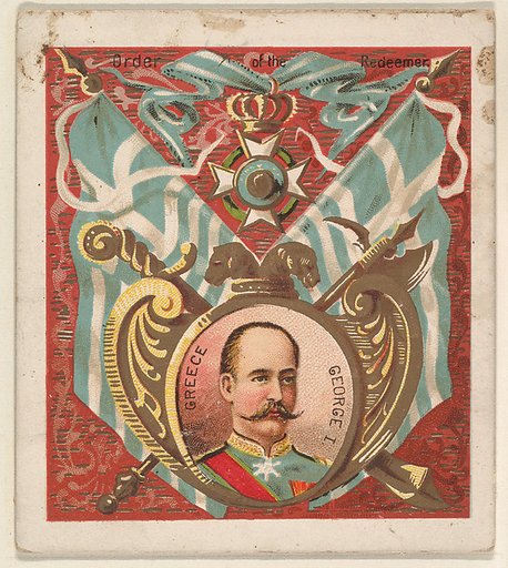 Greece, from the International Cards series (N238), issued by Kinney Bros.