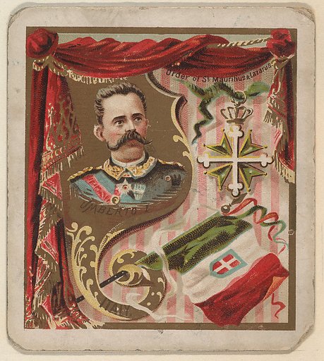 Italy, from the International Cards series (N238), issued by Kinney Bros.