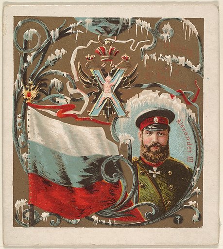 Russia, from the International Cards series (N238), issued by Kinney Bros.