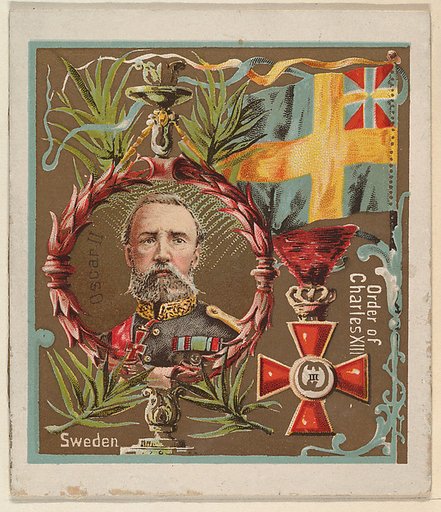 Sweden, from the International Cards series (N238), issued by Kinney Bros.