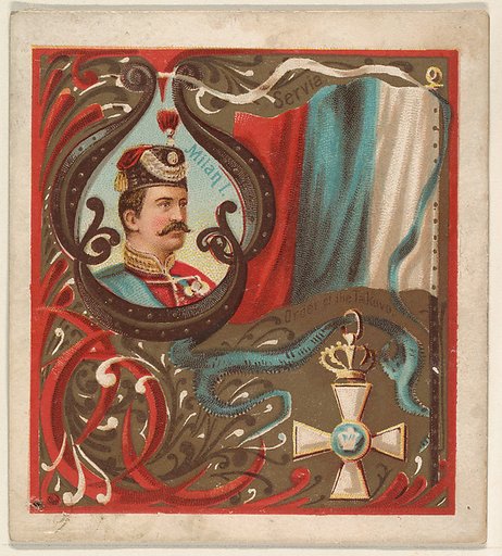 Servia, from the International Cards series (N238), issued by Kinney Bros.