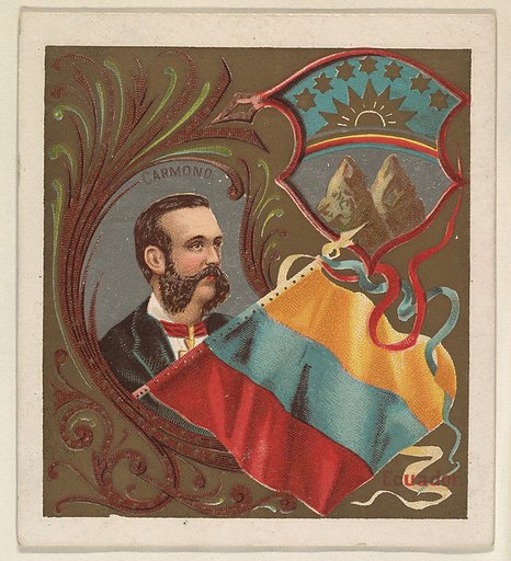 Ecuador, from the International Cards series (N238), issued by Kinney Bros.