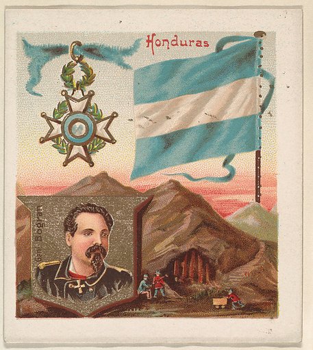 Honduras, from the International Cards series (N238), issued by Kinney Bros.