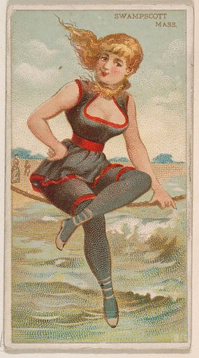 Swampscott, Massachusetts, from the Surf Beauties series (N232), issued by Kinney Bros.