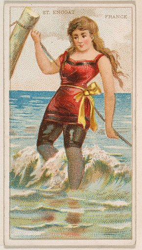 St. Enogat, France, from the Surf Beauties series (N232), issued by Kinney Bros.