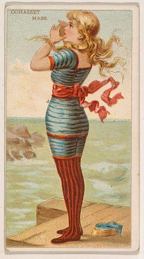 Cohasset, Massachusetts, from the Surf Beauties series (N232), issued by Kinney Bros.