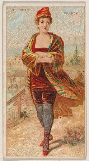 St. Priac, France, from the Surf Beauties series (N232), issued by Kinney Bros.
