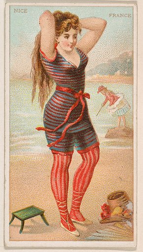 Nice, France, from the Surf Beauties series (N232), issued by Kinney Bros.