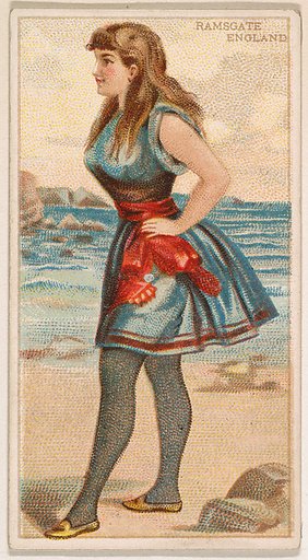 Ramsgate, England, from the Surf Beauties series (N232), issued by Kinney Bros.