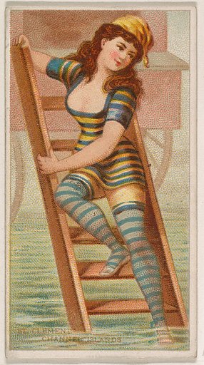 St. Clement, Channel Islands, from the Surf Beauties series (N232), issued by Kinney Bros.