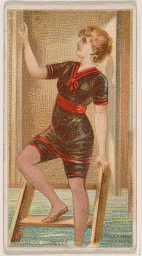 Greve Dazette, from the Surf Beauties series (N232), issued by Kinney Bros.