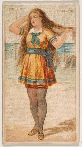Brighton, England, from the Surf Beauties series (N232), issued by Kinney Bros.
