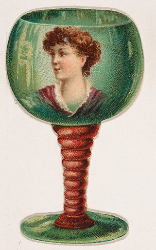 Goblet, from the Novelties series (N228, Type 3) issued by Kinney Bros.