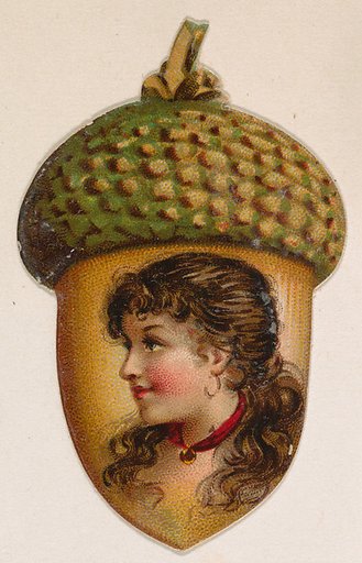 Acorn, from the Novelties series (N228, Type 3) issued by Kinney Bros.