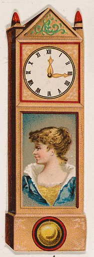Clock, from the Novelties series (N228, Type 3) issued by Kinney Bros.