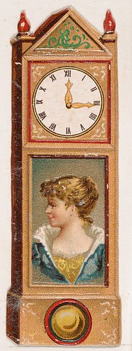 Clock, from the Novelties series (N228, Type 4) issued by Kinney Bros.