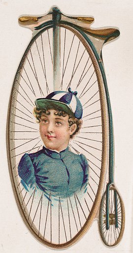 Bicycle, from the Novelties series (N228, Type 3) issued by Kinney Bros.