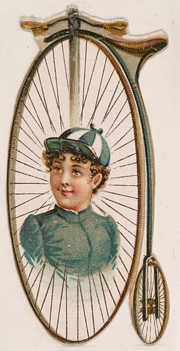 Bicycle, from the Novelties series (N228, Type 4) issued by Kinney Bros.