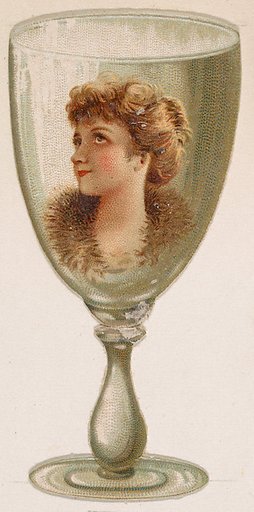 Goblet, from the Novelties series (N228, Type 3) issued by Kinney Bros.