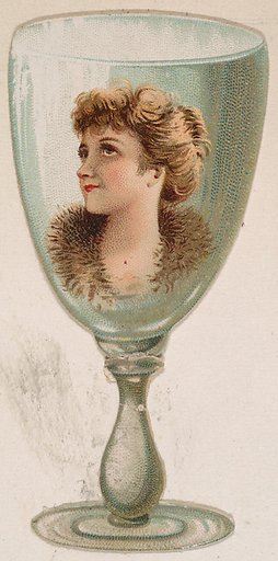 Goblet, from the Novelties series (N228, Type 4) issued by Kinney Bros.