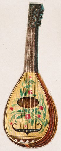 Mandolin, from the Novelties series (N228, Type 3) issued by Kinney Bros.