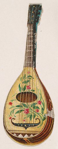 Mandolin, from the Novelties series (N228, Type 4) issued by Kinney Bros.