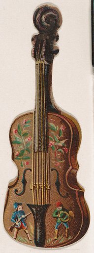 Violin, from the Novelties series (N228, Type 3) issued by Kinney Bros.