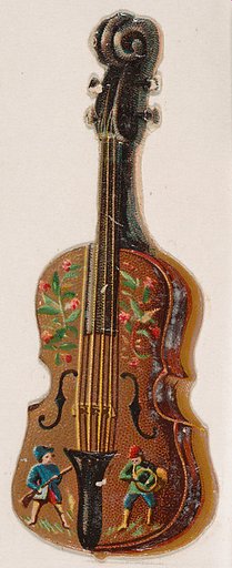 Violin, from the Novelties series (N228, Type 4) issued by Kinney Bros.