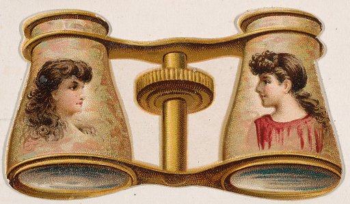 Opera glasses, from the Novelties series (N228, Type 3) issued by Kinney Bros.